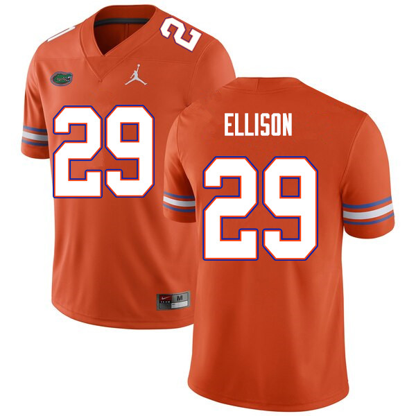 Men #29 Khamal Ellison Florida Gators College Football Jerseys Sale-Orange - Click Image to Close